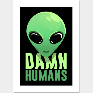 Damn Humans Posters and Art